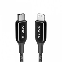 PowerLine+ III MFI USB-C to Lightning 3ft/0.9m – Black