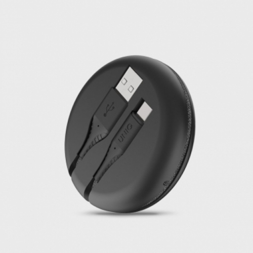 Uniq Halo USB-A to USB-C 1.2m – Midnight Black