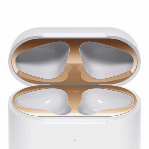 A2 Dust Guard [Rose Gold] - for AirPods 2 Wireless Charging Case - UFOSTORE