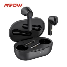 Mpow MX1 TWS Earbuds 4mics iPx8 Wireless Charge – Black