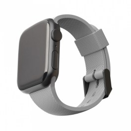 [U] Apple Watch 44/42mm DOT Silicone Strap – Grey