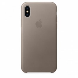 iPhone X Leather Case – Taupe