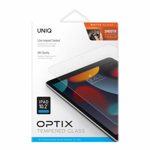 UNIQ OPTIX MATTE iPad 10.2″ TEMPERED GLASS