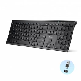 iClever IC-GK20 Wireless Keyboard USB-C and USB-A Plug and Play