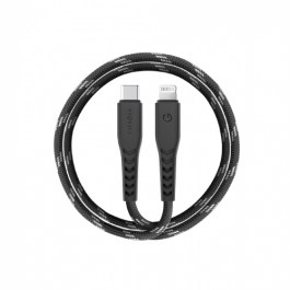 Energea NyloFlex Cable USB-C to Lightning C94 MFI 30cm – Black