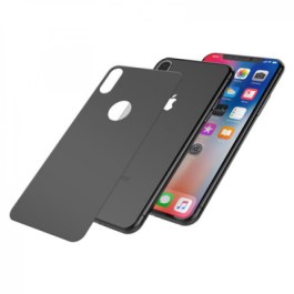 Armor 3D Back Glass Screen Protector ( 0.26mm; Grey) for iPhone X
