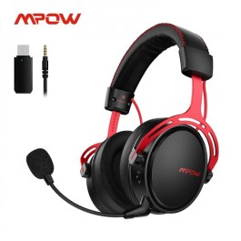 Mpow Air SE Gaming Headset – Black/Red