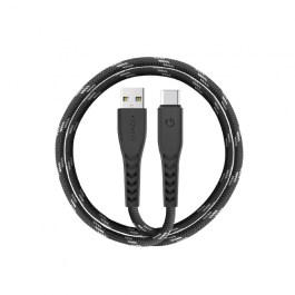 ENERGEA NyloFlex USB-A to USB-C 5A 1.5m – Black
