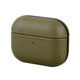 Uniq Terra Geniune Leather AirPods Pro Snap Case – Pine ( Olive )
