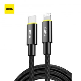 AOHi MagLine+ Nylon USB-C to Lightning [ Apple MFi ] 6ft/1.8m