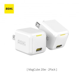 AOHi MagCube 20W – White ( 2 Pack )