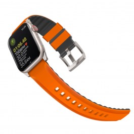 Uniq Linus Airosoft Silicone Watch Strap 42/44/45mm – Volt Orange