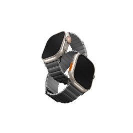 Uniq REVIX Premium Edition Reversible Magnetic Watch Strap 42/44/45/49mm – Charcoal/Ash Grey