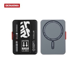 Skinarma Mirage Magnetic Card Holder with Grip Stand – Phase Black