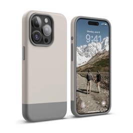 Elago Glide MagSafe Case iPhone 15 Pro Max 6.7 – Stone / Medium Gray