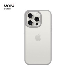 UNIÜ Dapper Ulta-Fine Matte Case 15 Pro 6.1″ – Gray