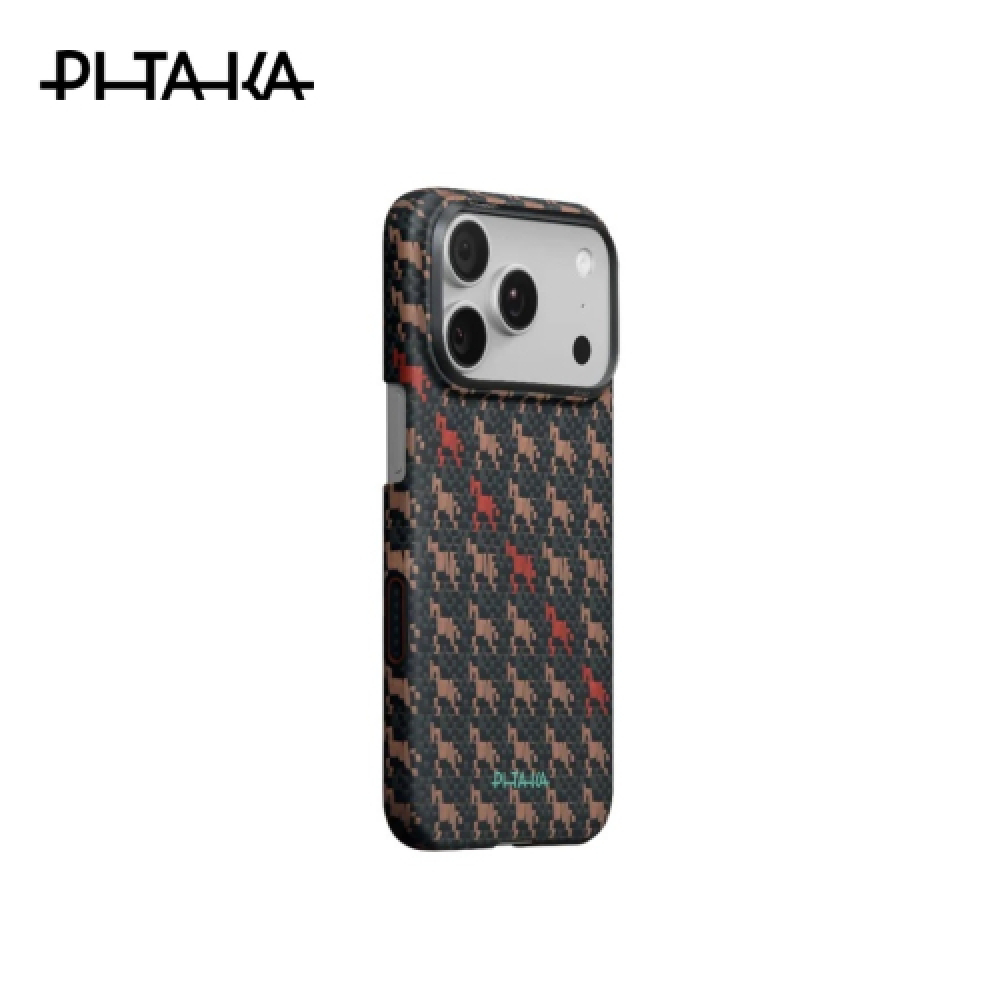 Pitaka Happiness Ride Edge Case 17 Pro Max 6.9" - Ebon Kylin ( PitaTap™ )