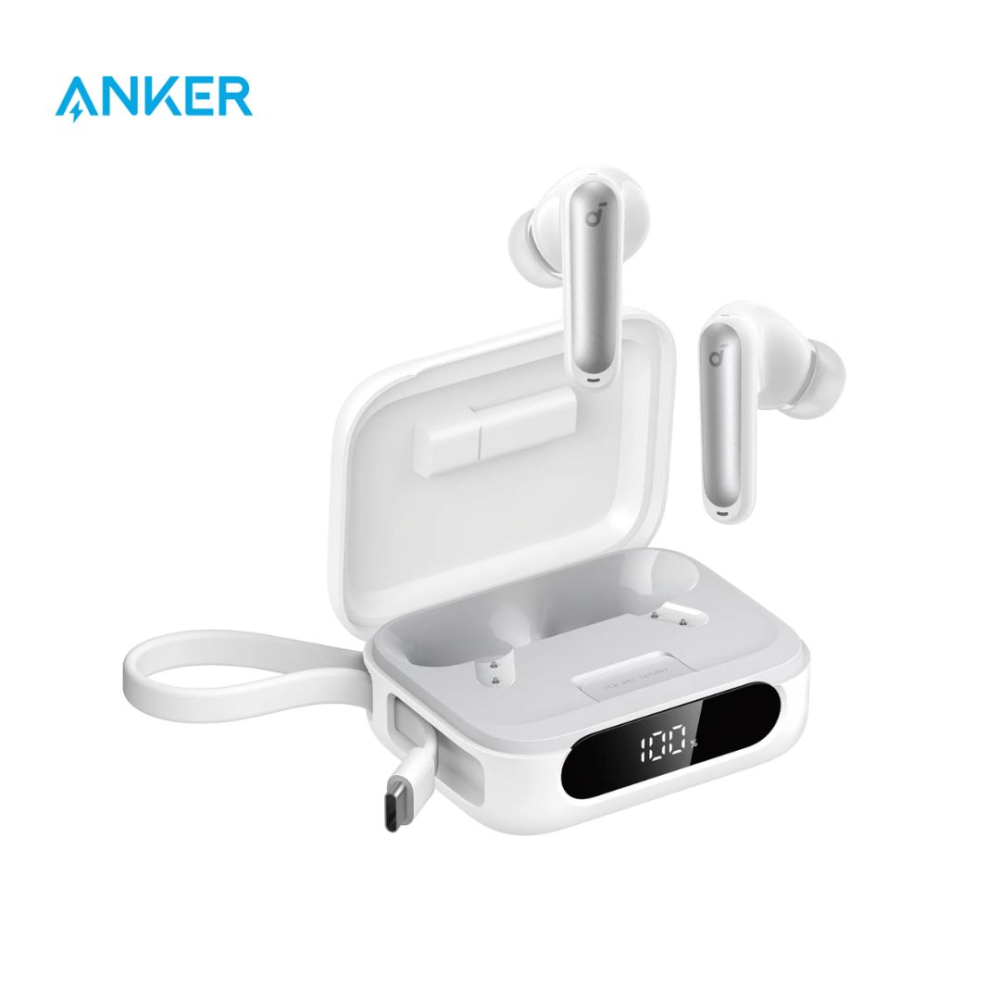 SoundCore P41i 192h with Portable Charger (Built-in) - White