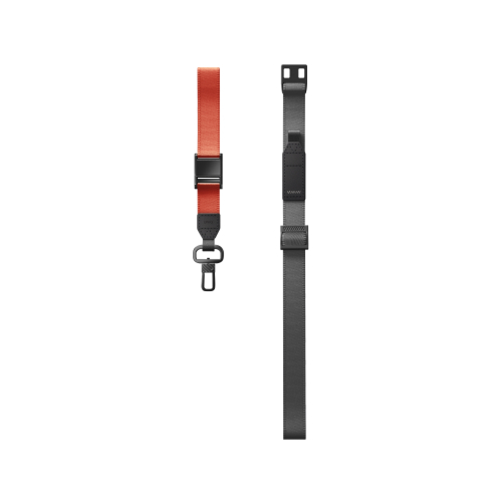 Uniq Vista Duo 2-in1 Lanyard and Hand Strap - Charcoal/Amber