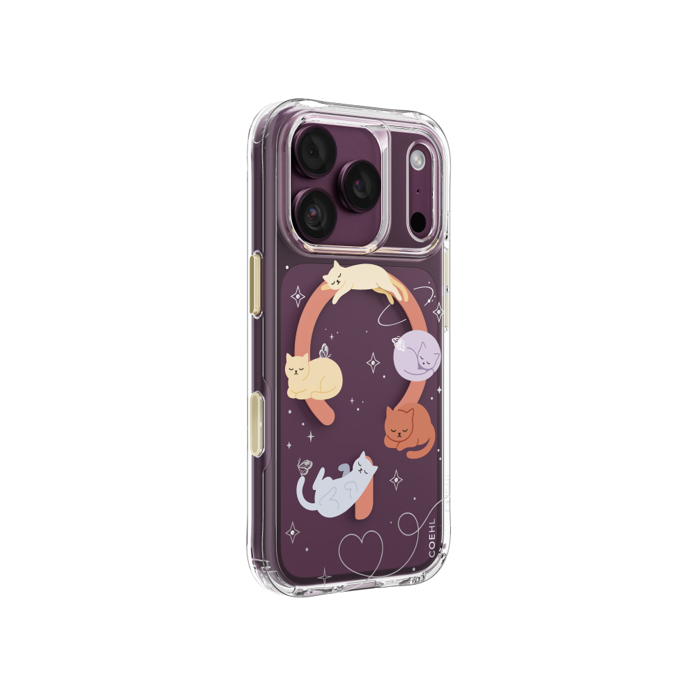 UNIQ COEHL ELYSIA Magnetic Charging 17 Pro Max | 18 Pro Max - Whiskered Dreams