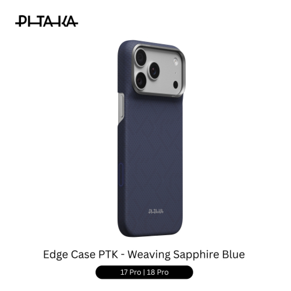 Pitaka Edge Case PTK 17/18 Pro 6.3" - Weaving Sapphire Blue