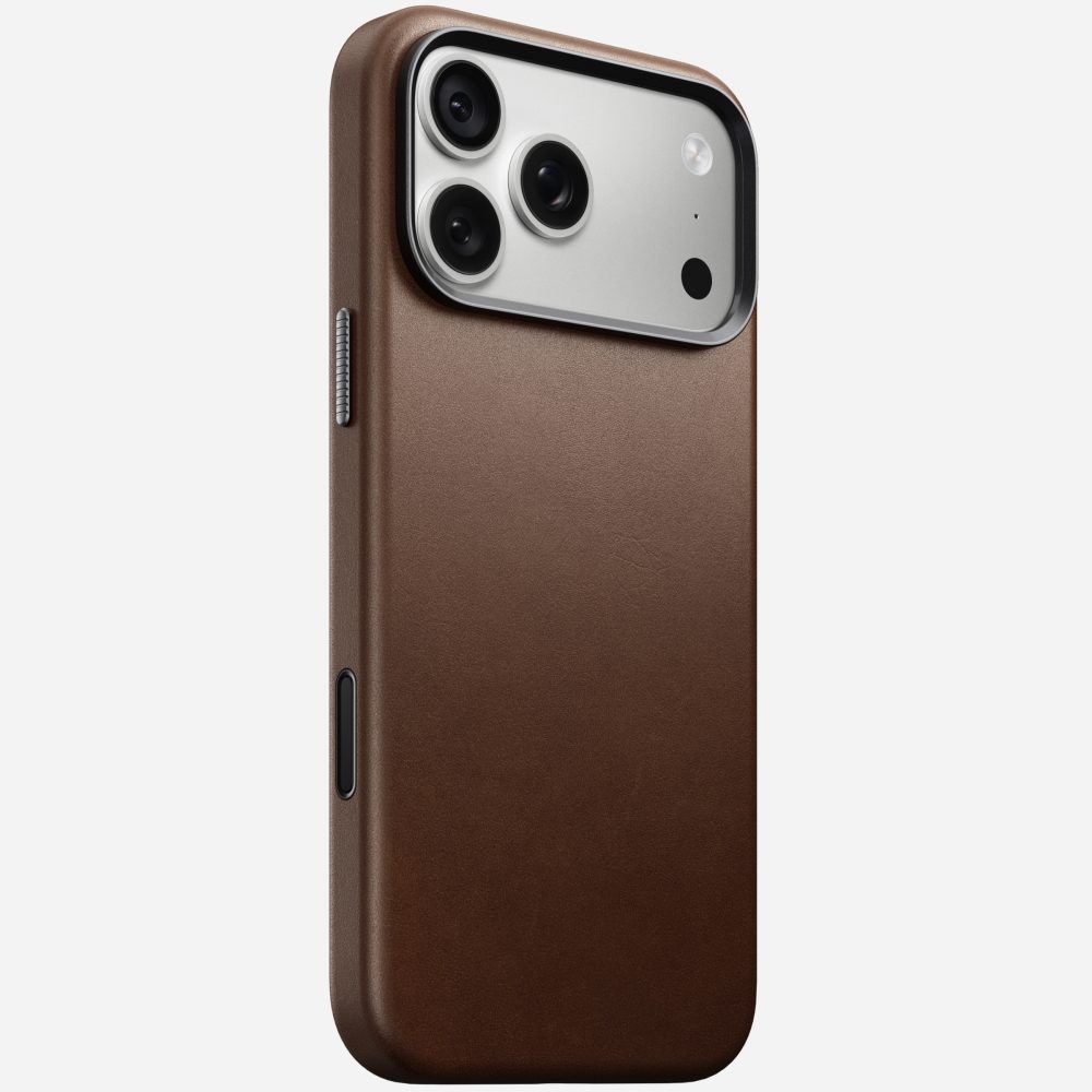 NOMAD Traditional Leather Case 17 Pro Max | 18 Pro Max - Brown