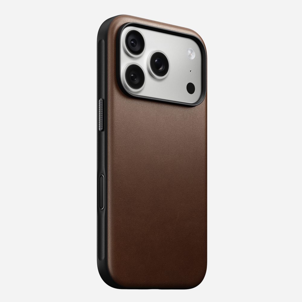 NOMAD Modern Leather Case 17 Pro Max | 18 Pro Max - Brown
