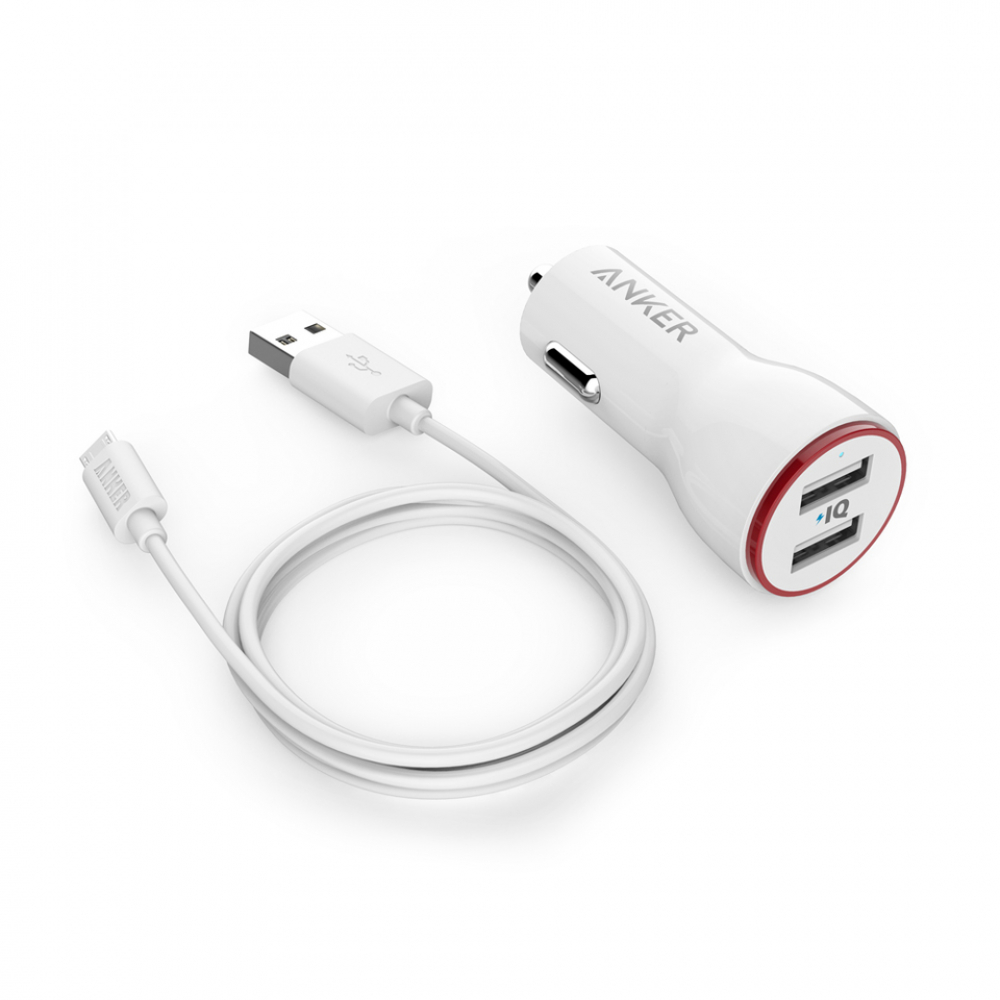 PowerDrive 2 & Micro USB Cable White