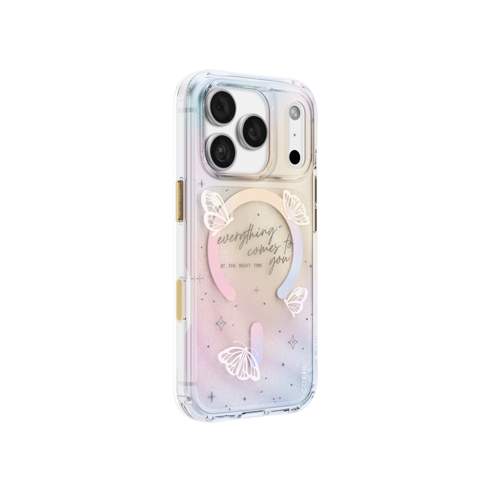 UNIQ COEHL ELLIE Magnetic Charging 17 Pro Max | 18 Pro Max - Prism Bloom