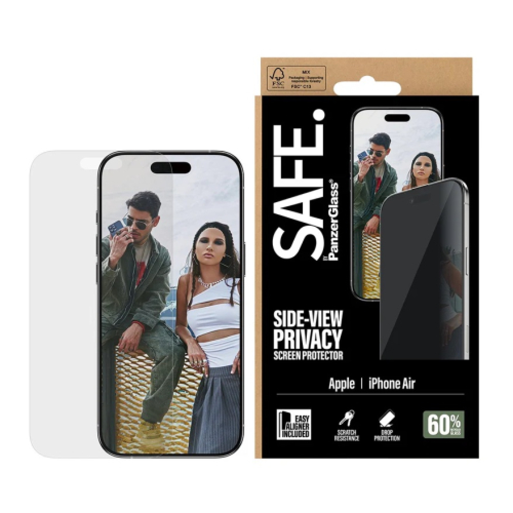 SAFE by PanzerGlass Ultra Wide Fit Privacy iPhone Air