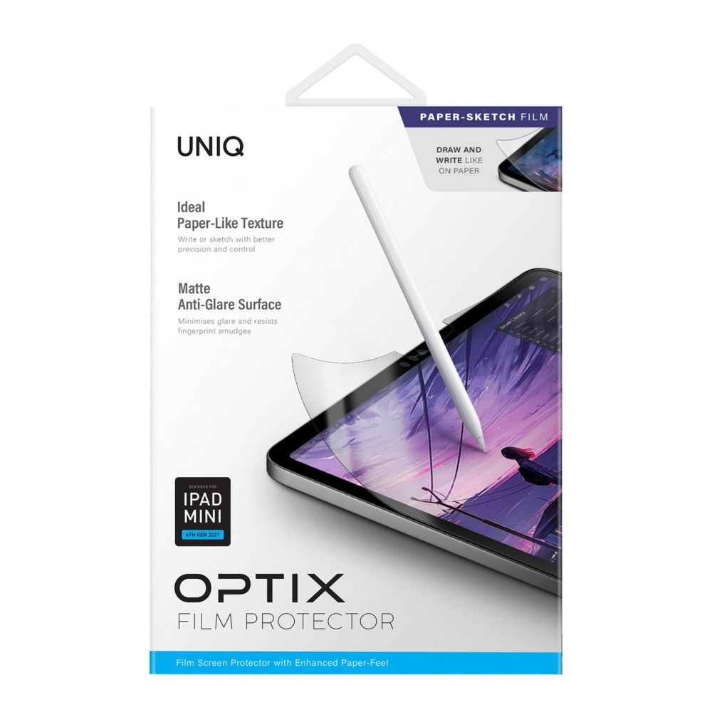 UNIQ OPTIX PAPER-SKETCH iPad Mini 6 2021 FILM SCREEN PROTECTOR