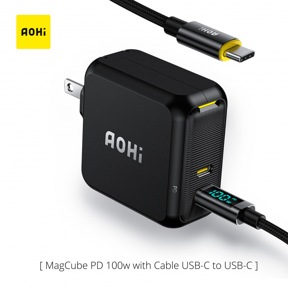 AOHi MagCube PD 100W Fast Charge - Black