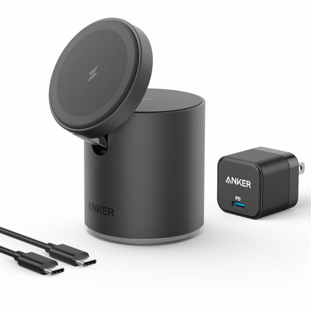 Anker 623 Magnetic Wireless Charger ( MagGo ) - Black