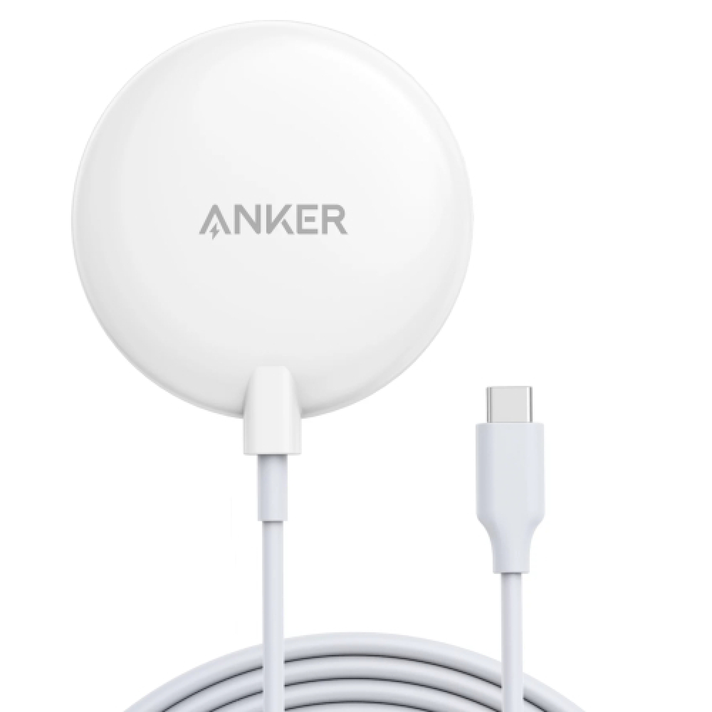 Anker PowerWave 7.5W Magnetic Wireless Charging Pad - White