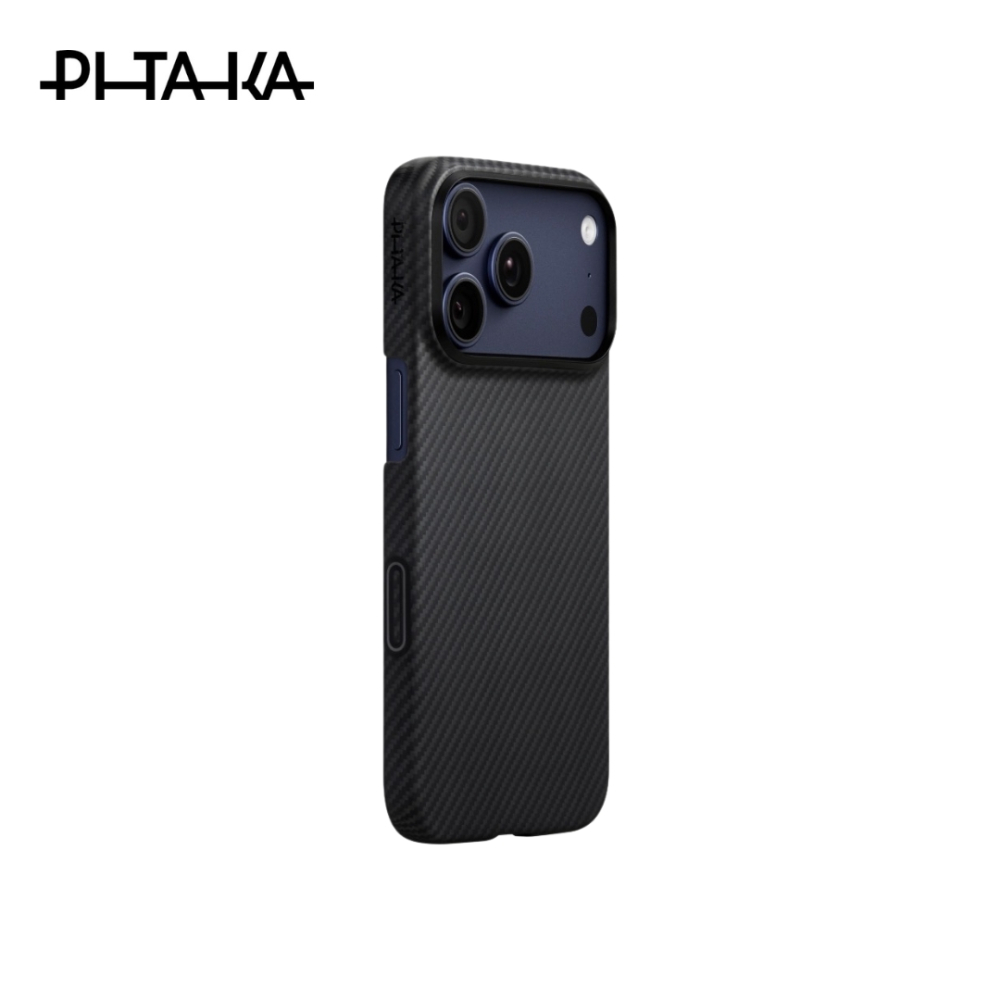 PITAKA Ultra-Slim Case iPhone 17 Pro Max 6.9" - Black/Grey