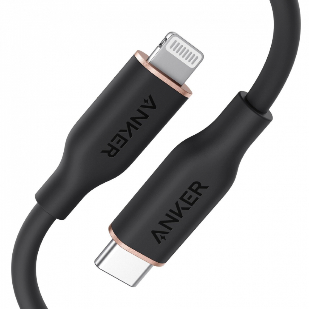 PowerLine III Flow USB-C to Lightning 3ft/0.9m - Black