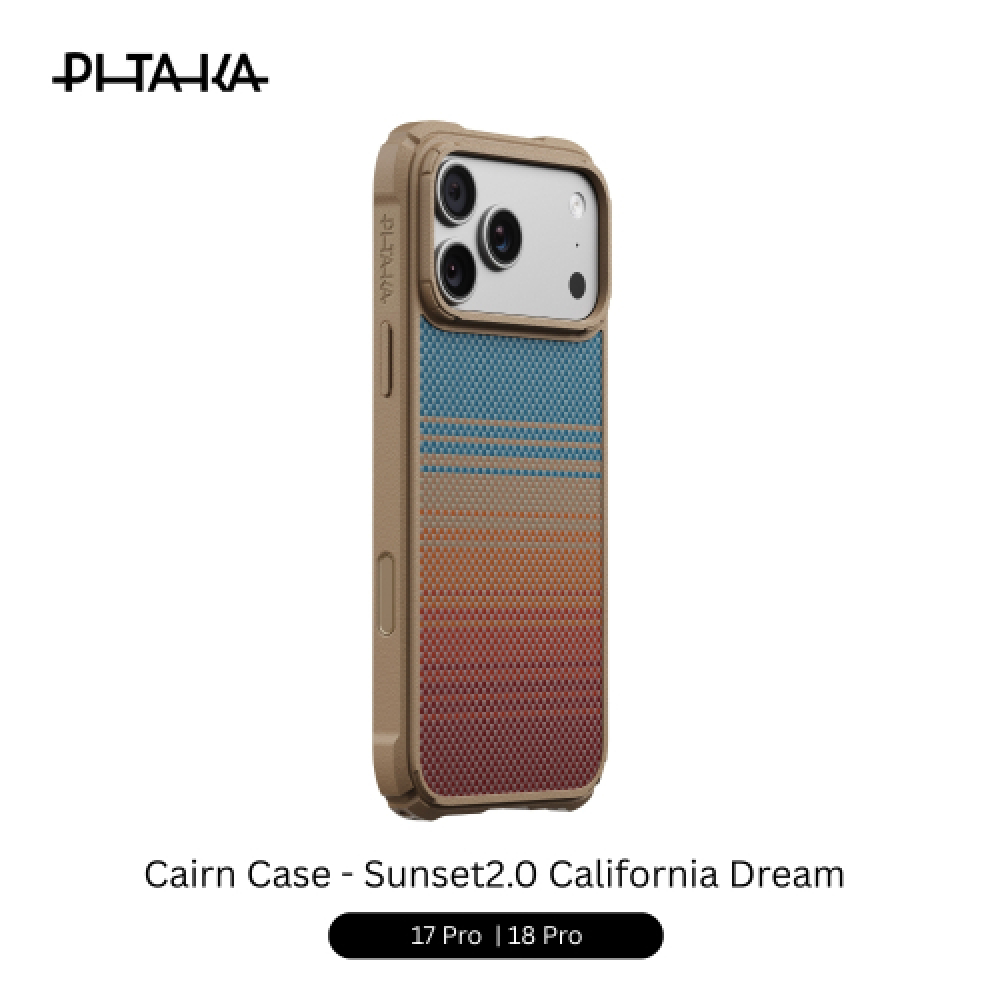 Pitaka Cairn Case 17/18 Pro Max 6.9" - Sunset2.0 California Dream