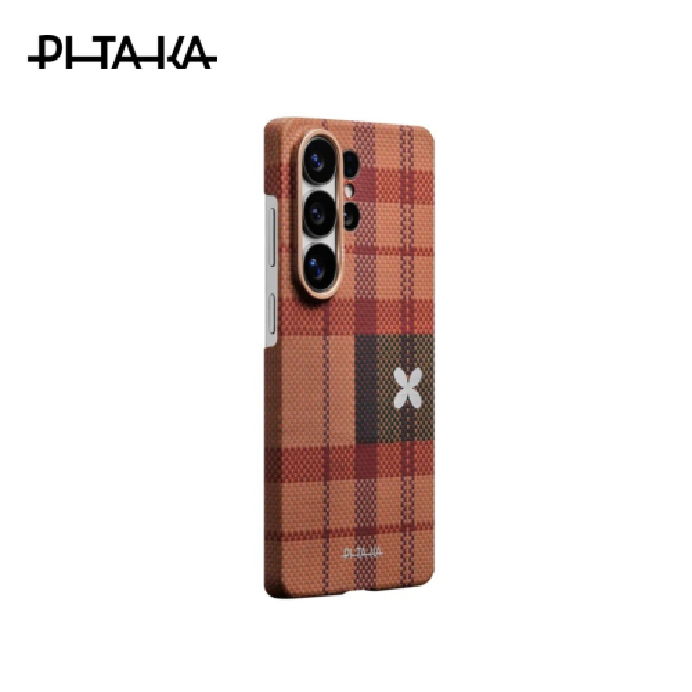 Pitaka Flora in Grid Edge Case S26 Ultra - Cloud Dusk ( PitaTap™ )