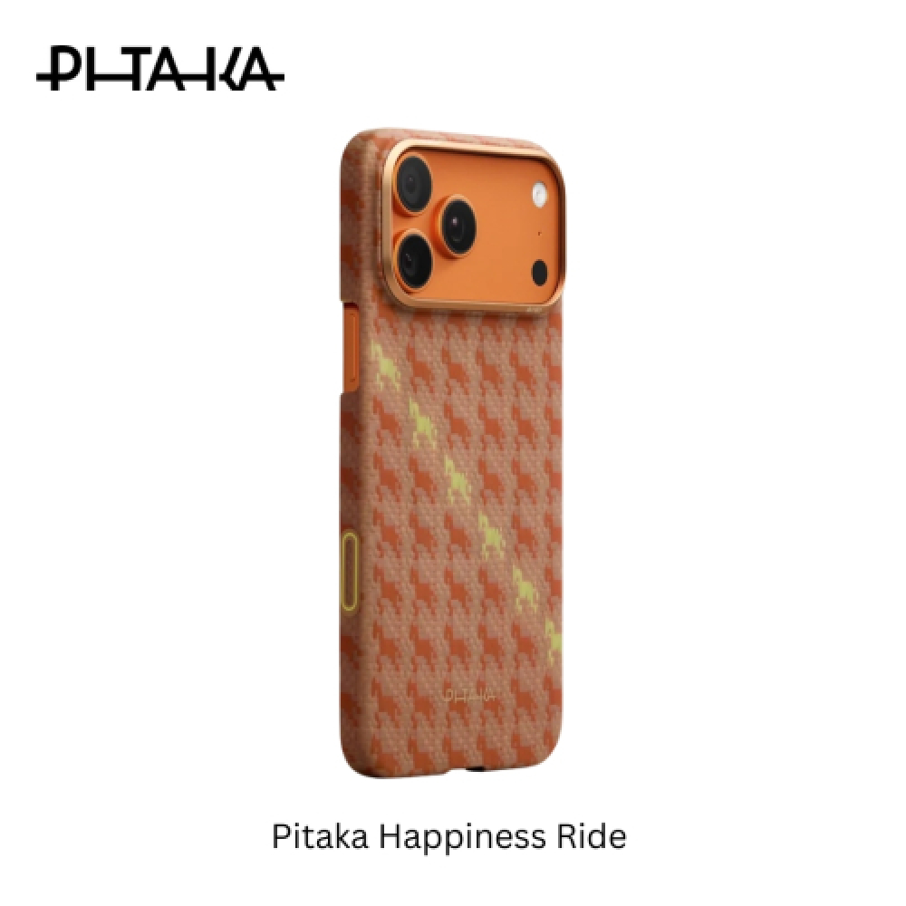 Pitaka Happiness Ride 17 Pro Max 6.9" - Amber ( PitaTap™ )