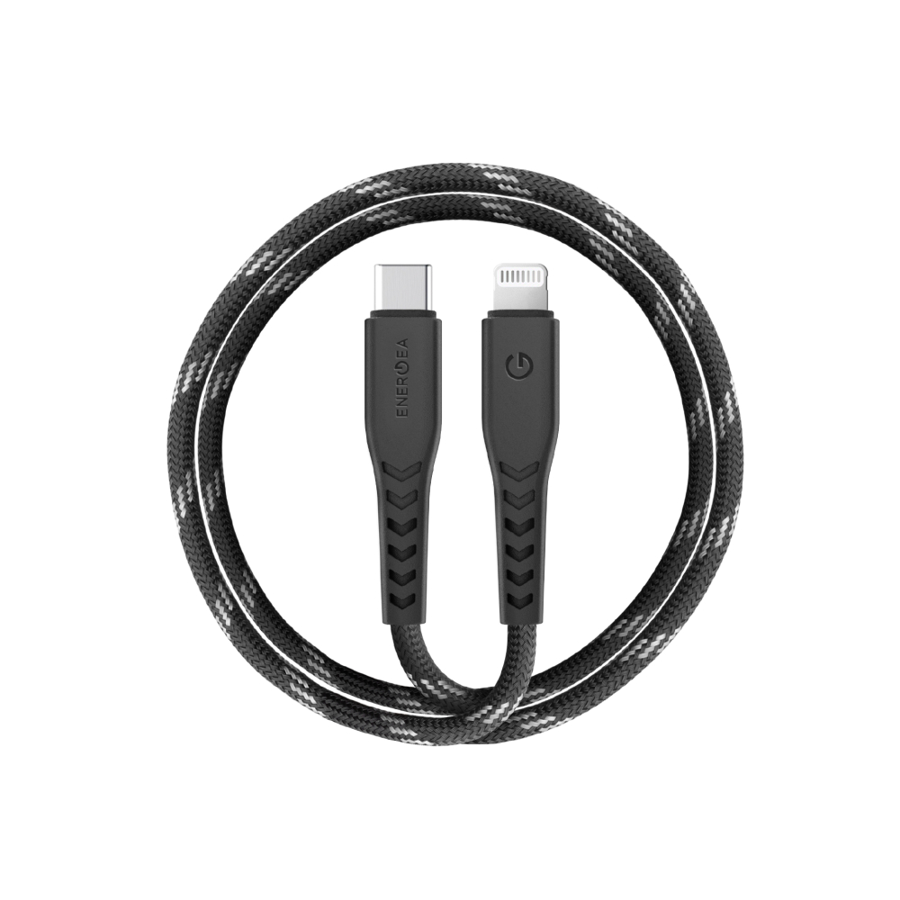 Energea NYLOFLEX USB-C to Lightning C94 MFI 1.5m - Black