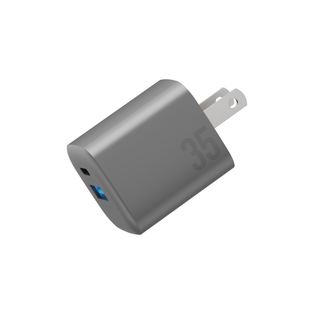 ENERGEA AMPCHARGE GAN35, 1C1A PD/PPS/QC3.0 35W (US) - GUNMETAL