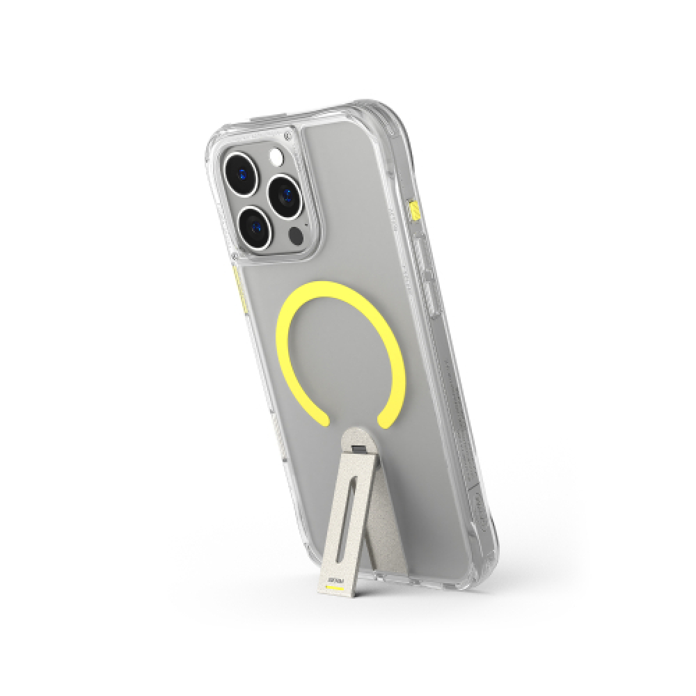 SKINARMA HELIX 16 Pro Max 6.9 Mag-Charge + 360° ROTATING STAND - Clear