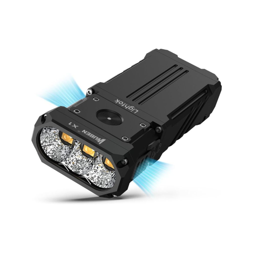 WUBEN Flash X1 12000 Lumens | 4800mAh | Cooling Fan - Black