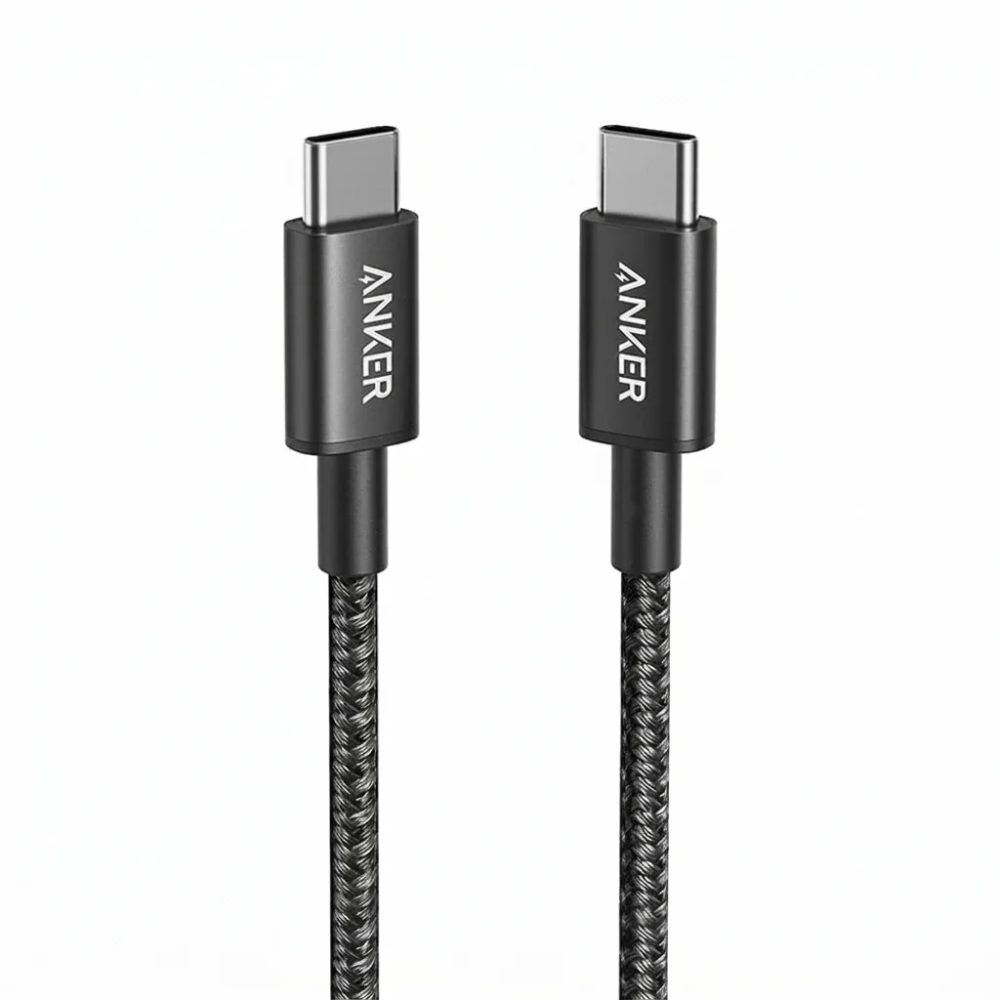 Anker USB-C to USB-C Nylon 1m 60w - Black